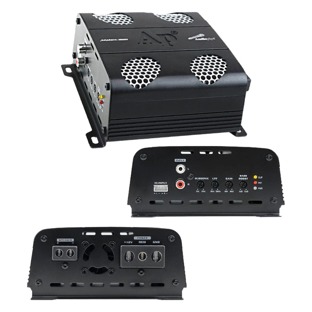 Audiopipe Compact Monoblock Amplifier APMOX8001 for Audi (2000–2023)