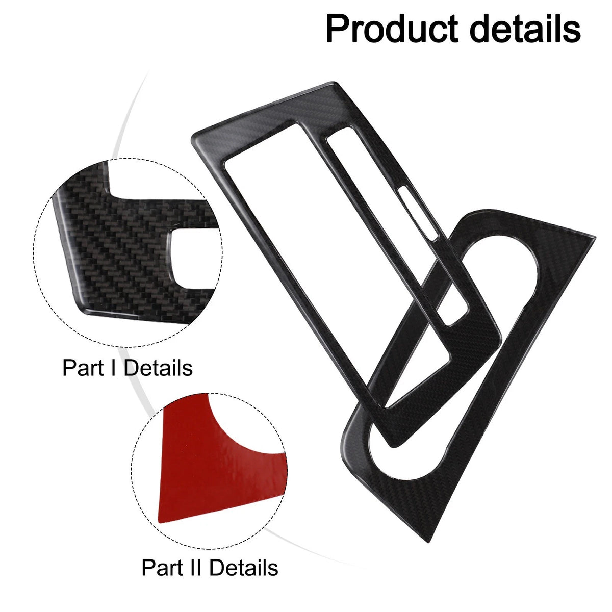 Carbon Fiber Console Trim for
