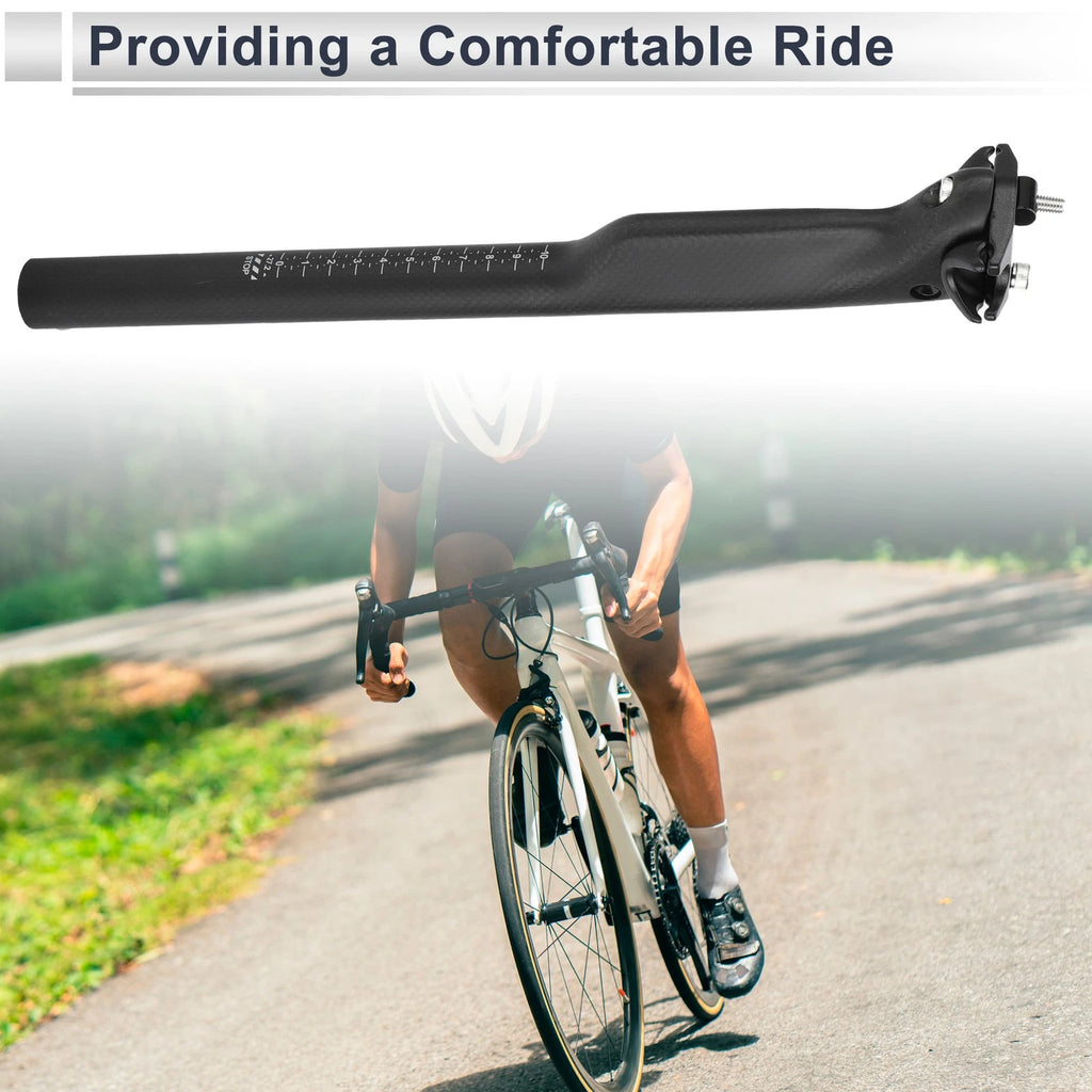 Seat Post 27.2x350mm Replacement Light Saddle Post for Bike Universal (1990–2025)