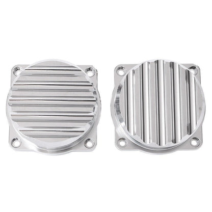 2X Silver Carburetor Cover for Scrambler/Thruxton 900 (2008–2015)