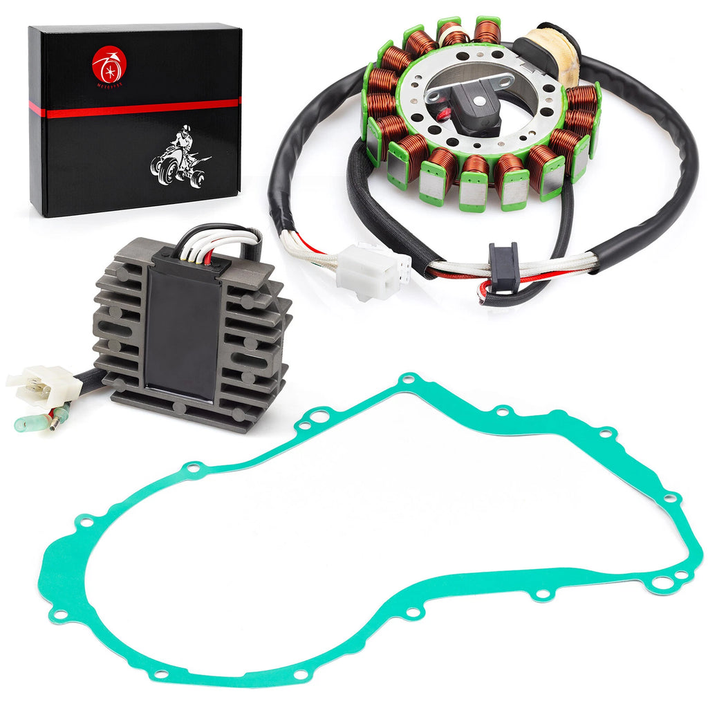 Magneto Stator + Voltage Rectifier + Gasket for Yamaha Big Bear 350 (1999)