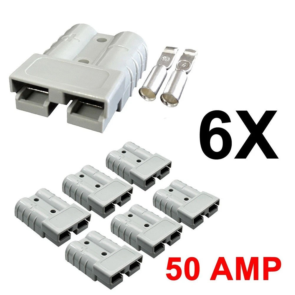 50A Power Connectors for Solar Caravan 6AWG (2010–2023)