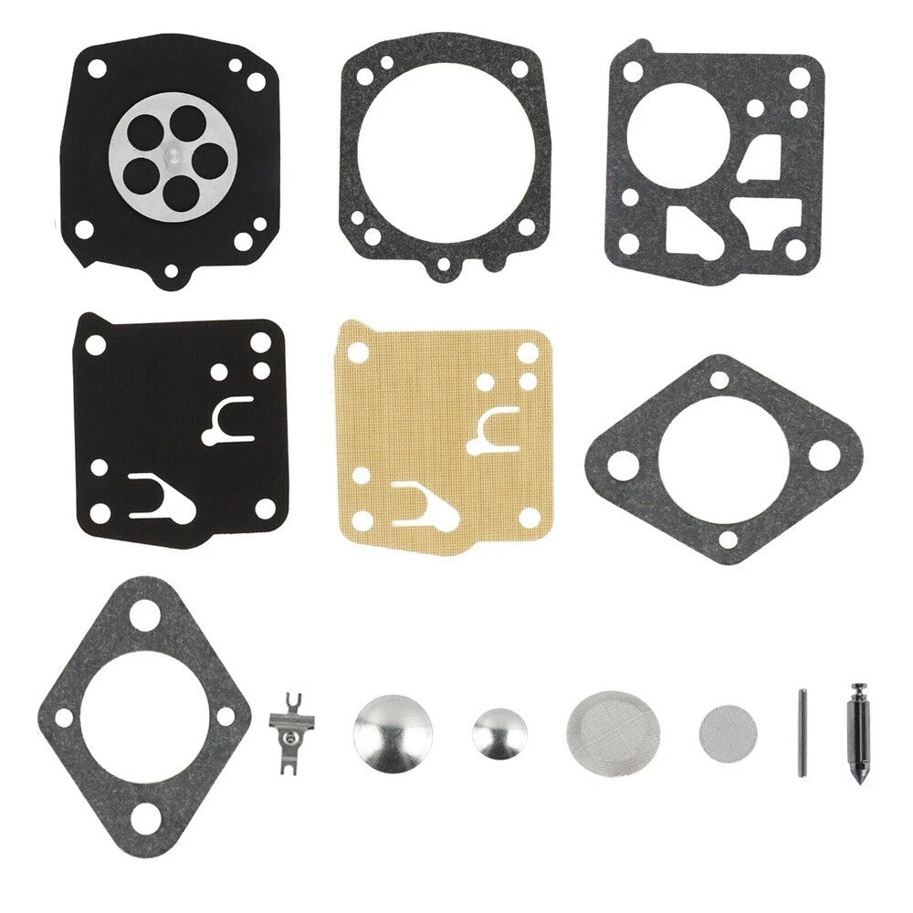 Set of 5 Carburetor Repair Kits for Tillotson Homelite X-12 (RK-23HS, RK-17HS)
