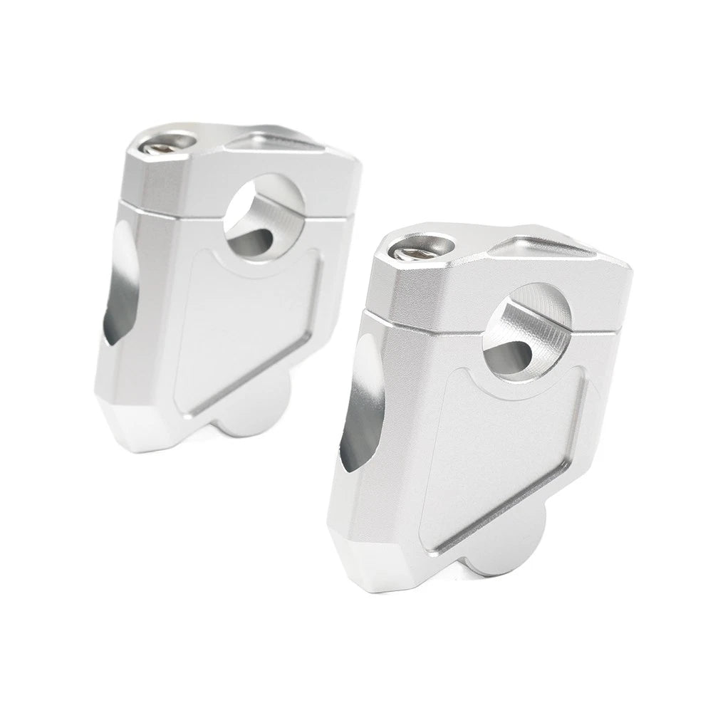 Handlebar Mount Clamp Riser for Honda Kawasaki (7/8" 22mm)