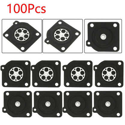 100Pcs Carburetor Metering Diaphragm Repair for Zama C1U (Chainsaw)
