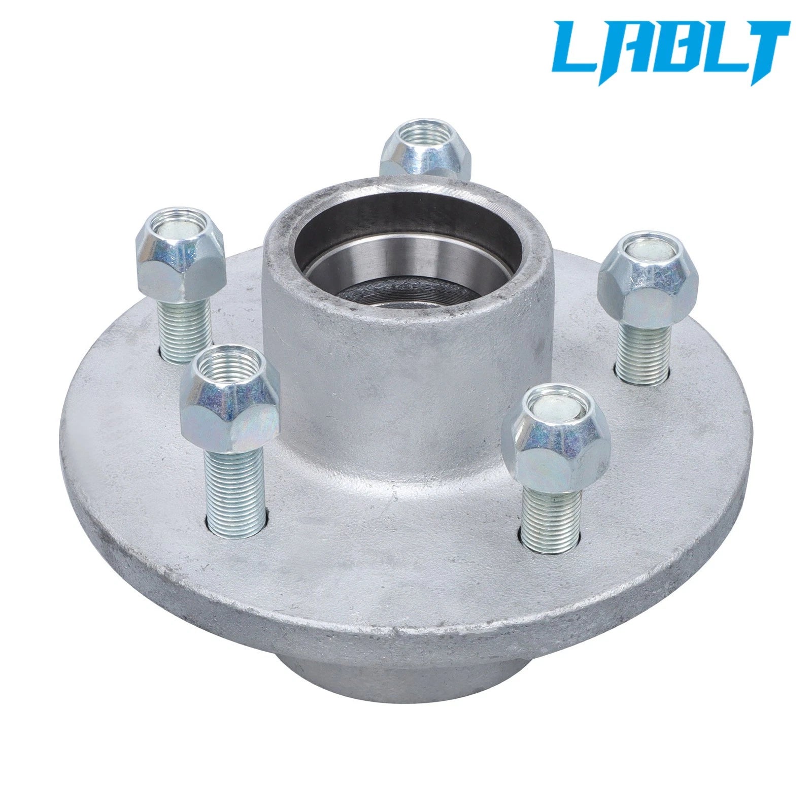 5 on 4.5" Galvanized Trailer Hub Kit for 3500 lbs #84 Spindle