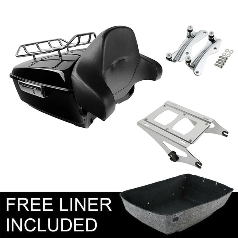 Trunk Pad Rack Mount Docking Kit for Harley Touring Road Glide (2014–2026)