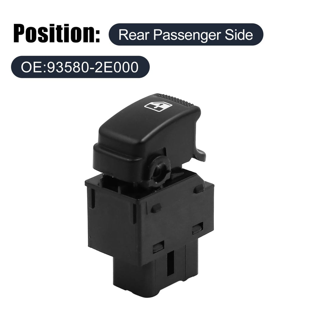 Power Window Switch Rear Passenger Side for Hyundai Tucson (2005–2010)