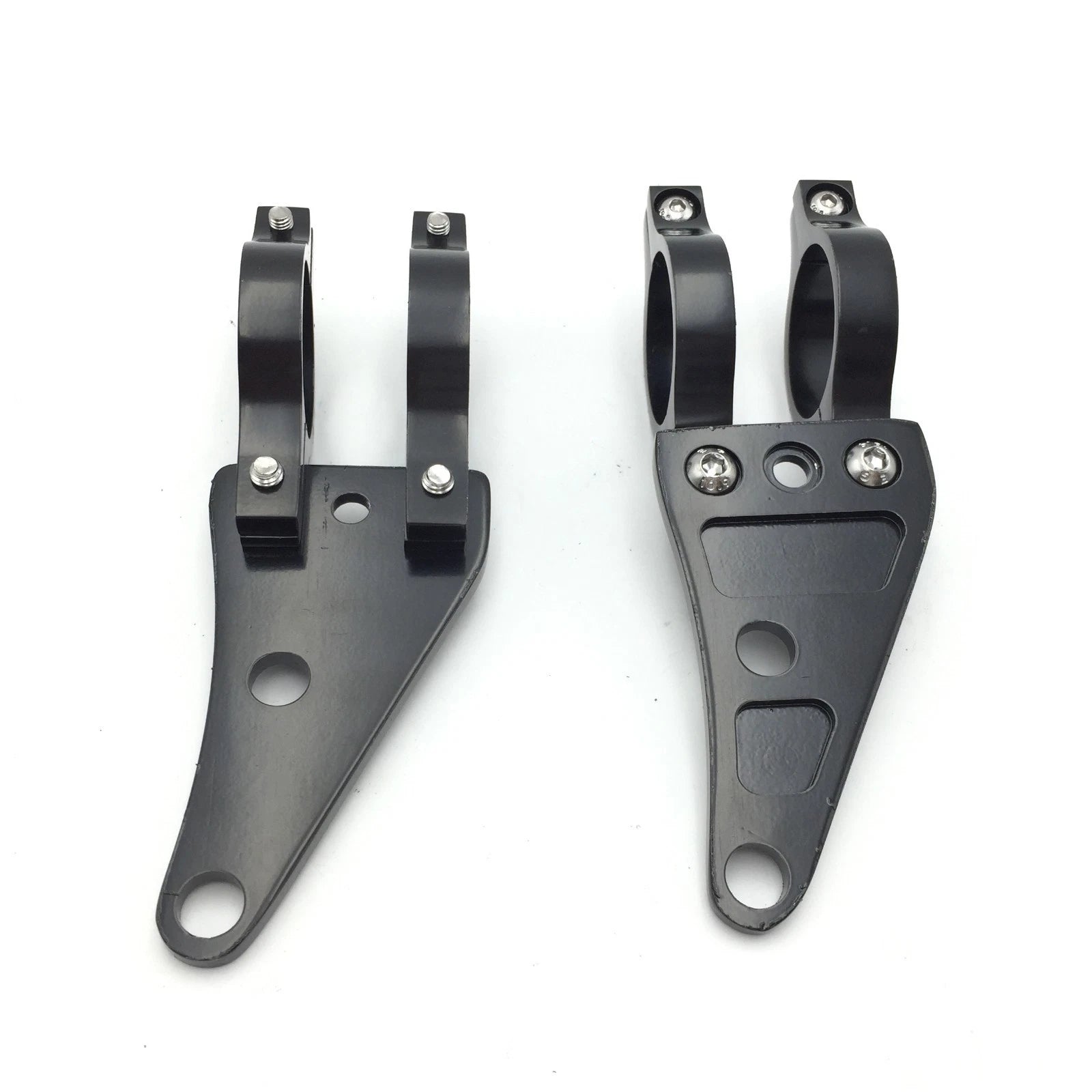 41mm Black Fork Headlight Mount Brackets for Motorcycle Chopper Cafe Racer