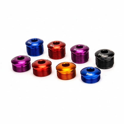 Lightweight Aluminum Pedal Dust Cover for Road Mountain Bikes (14mm Thread)