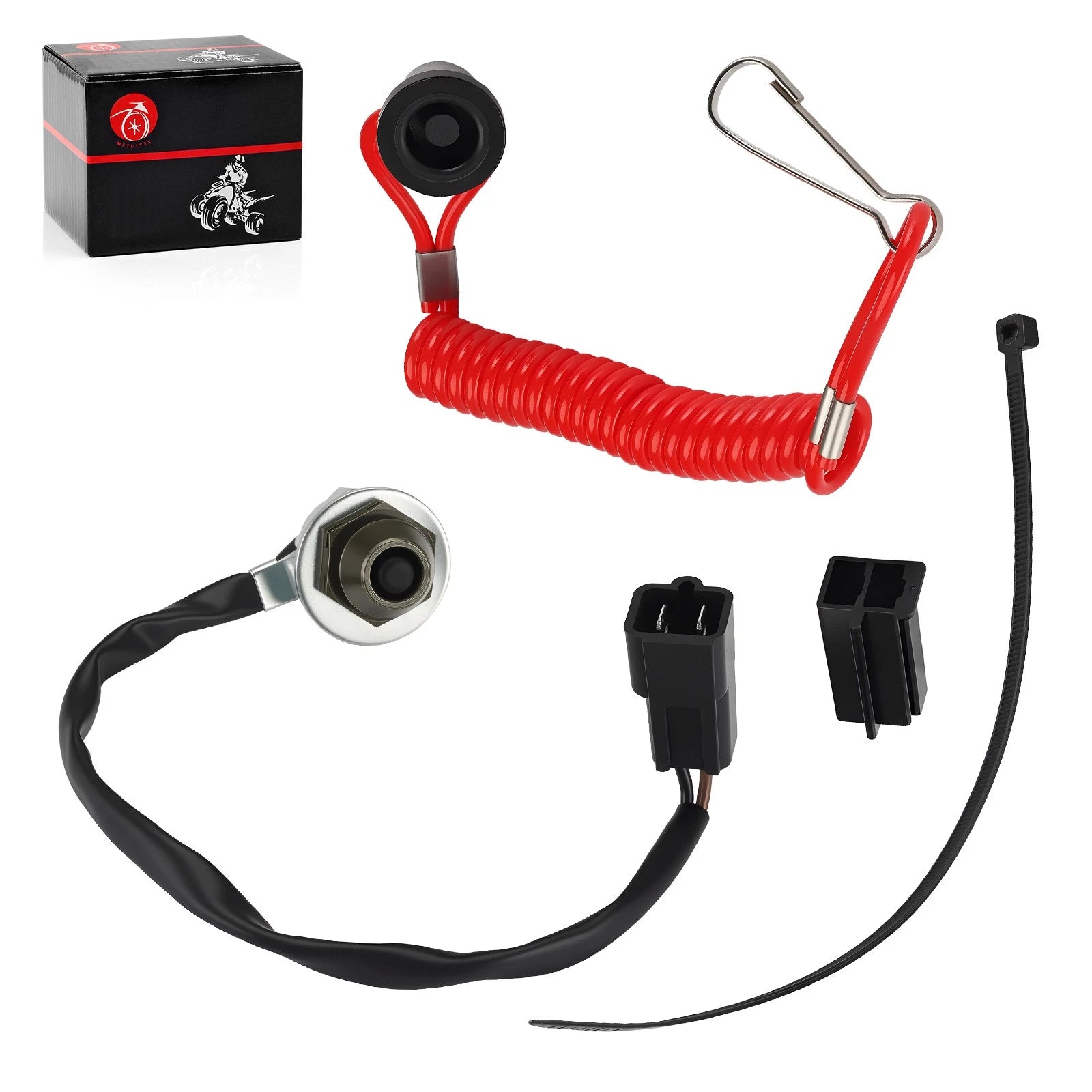 Tether Kill Run Switch for Polaris Snowmobile 440 600 (1996–2005) 4010187 4010849 2874379