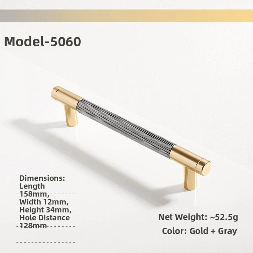 Cabinet Handles Extended Design for Wardrobe Doors (5060 Spacing)