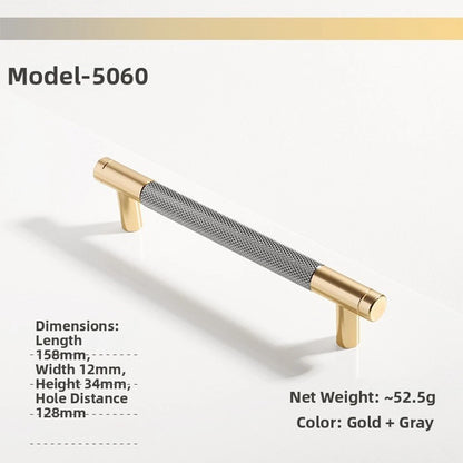 Cabinet Handles Extended Design for Wardrobe Doors (5060 Spacing)