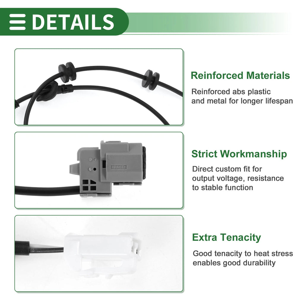 ABS Wheel Speed Sensor Replacement for Toyota Corolla Rear Left (2011–2018)
