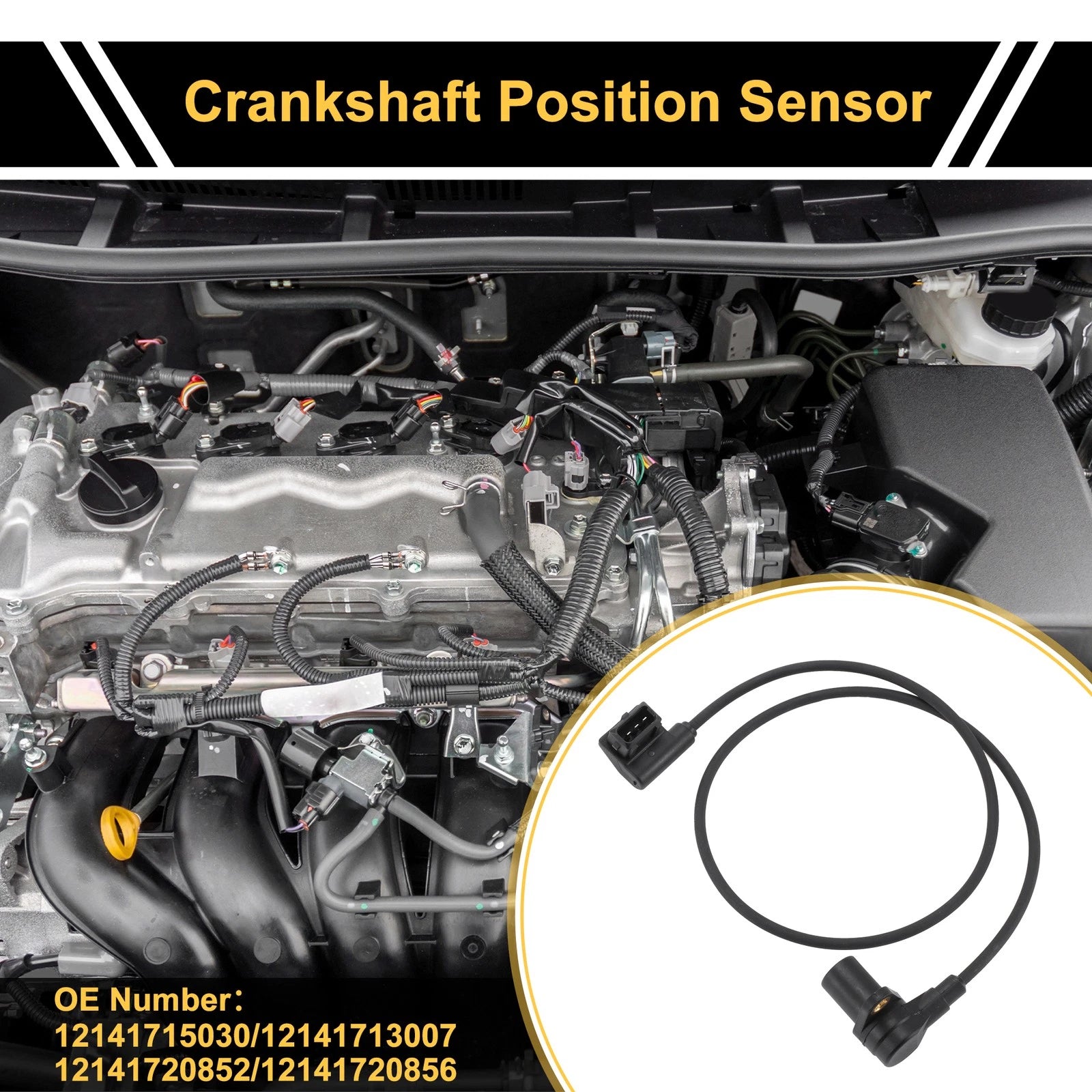 Crankshaft Position Sensor Replacement for BMW 5 Series E34 (1987–1990)