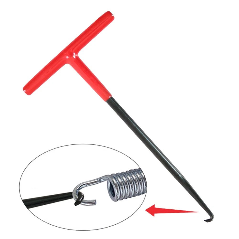 Compact T Handle Exhaust Spring Puller Tool for Motorcycle