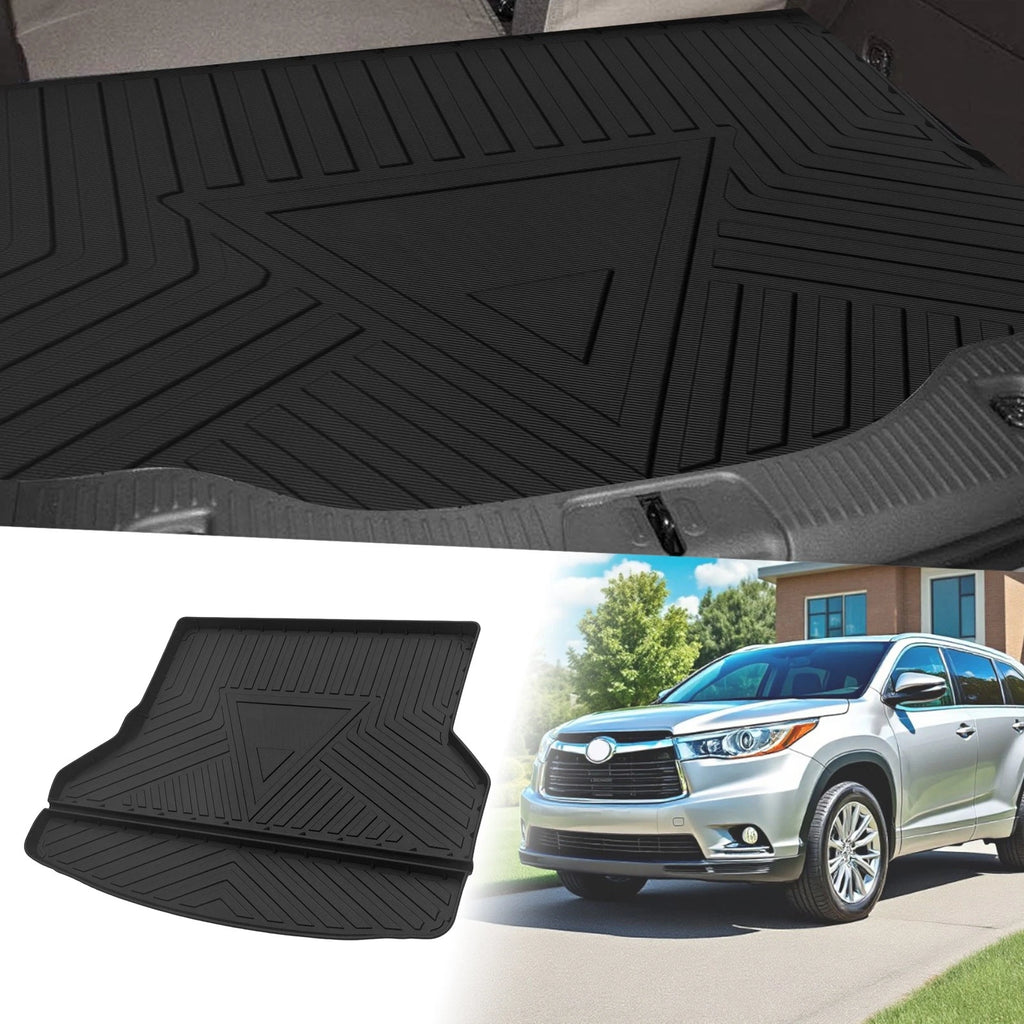 Cargo Liner Rear Trunk Mat TPE Replacement for Toyota Highlander (2006–2014)