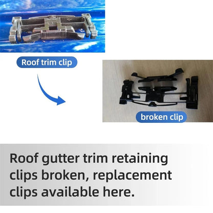 For Ford Focus For MK3 2011-2018 Roof Gutter Trim Clip 1 Pc Black 1724500