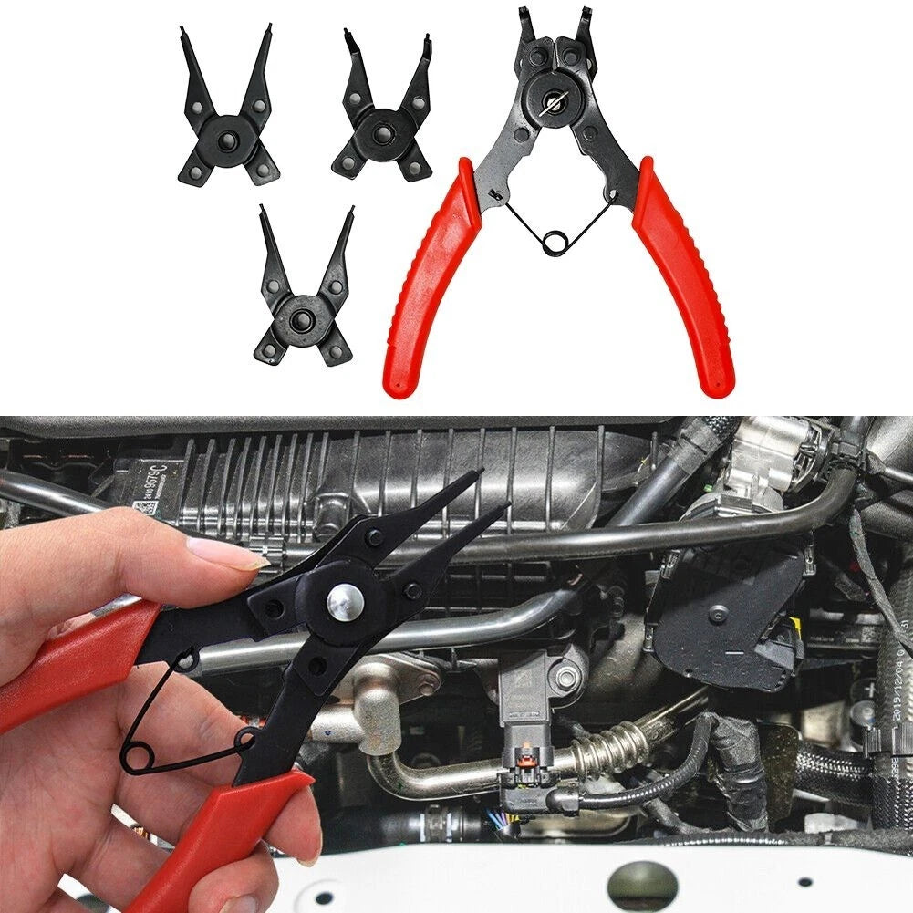 Straight Head Snap Ring Pliers for Automotive Use