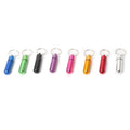 Waterproof Pill Box Case Keyring Aluminum for Outdoor Use (1PC)