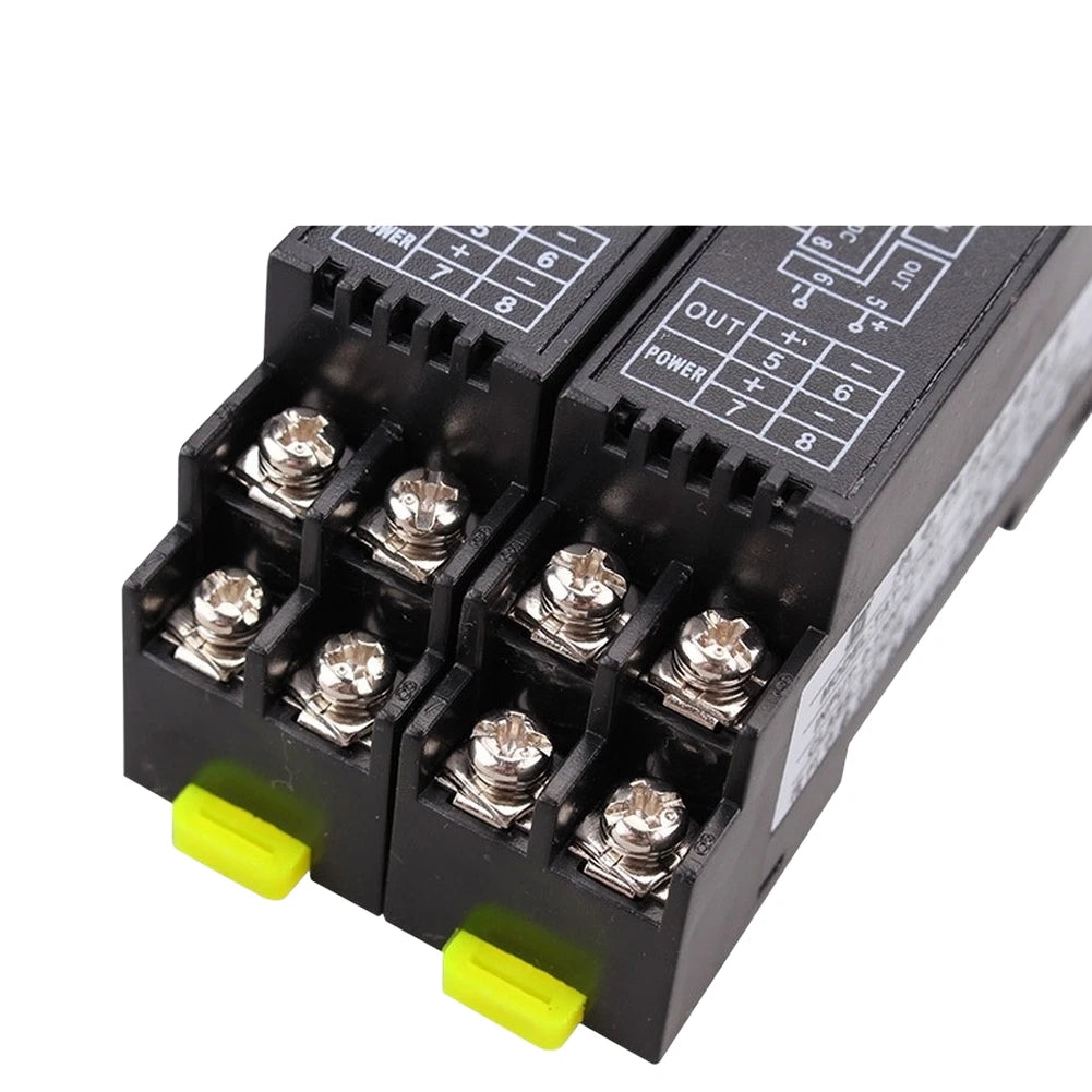 DIN Rail Mounted K Type Thermocouple Transmitter 4-20mA 0-10V Isolator