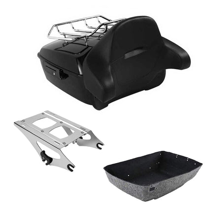 Trunk Wrap Around Backrest Mount Rack for Harley Street Glide (2014–2026)