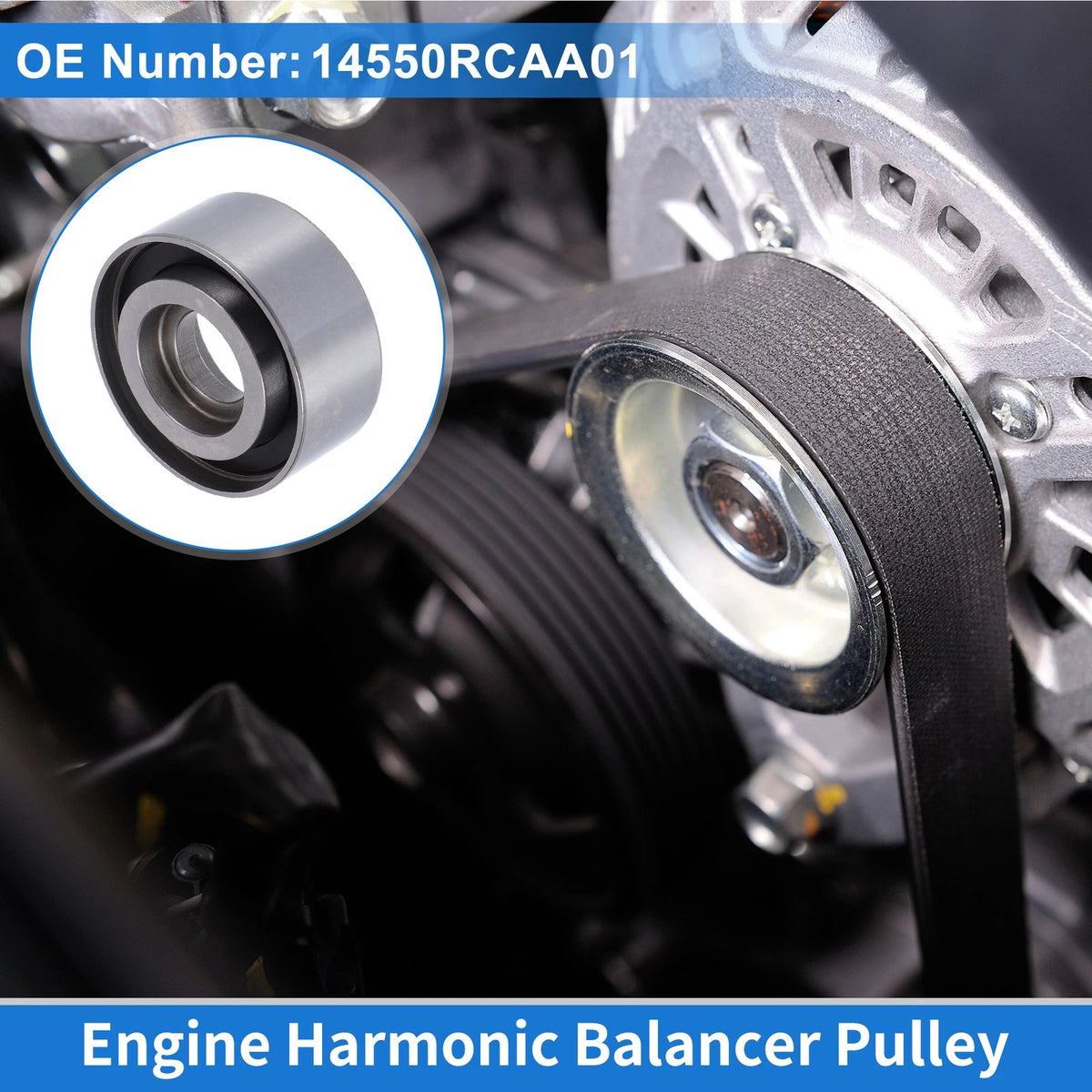 Drive Belt Idler Pulley Replacement for Honda Pilot (2005–2014)