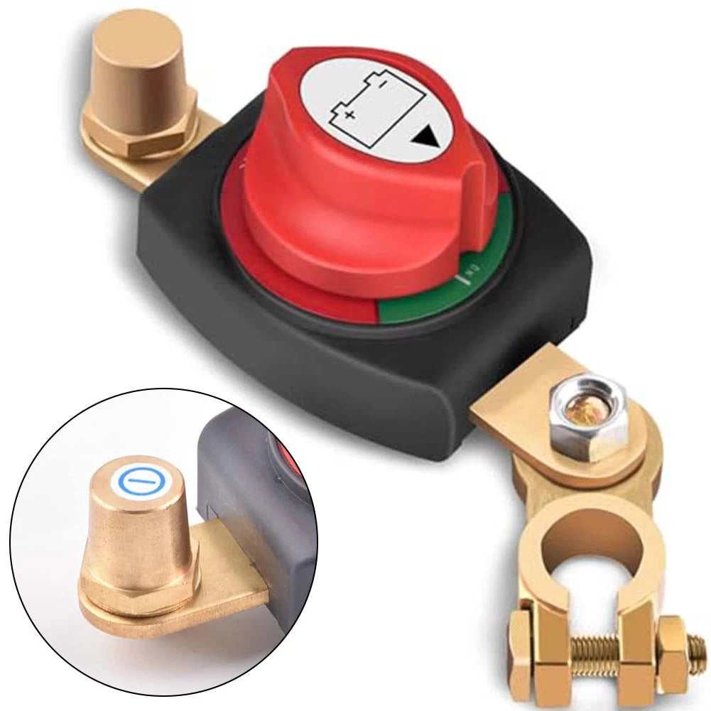 Waterproof Battery Disconnect Switch for RVs ATVs (2010–2023)