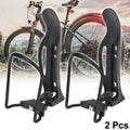 2pcs Motorcycle Drink Holder Cup Bottle Cages Adjustable Black for All Makes (Universal)