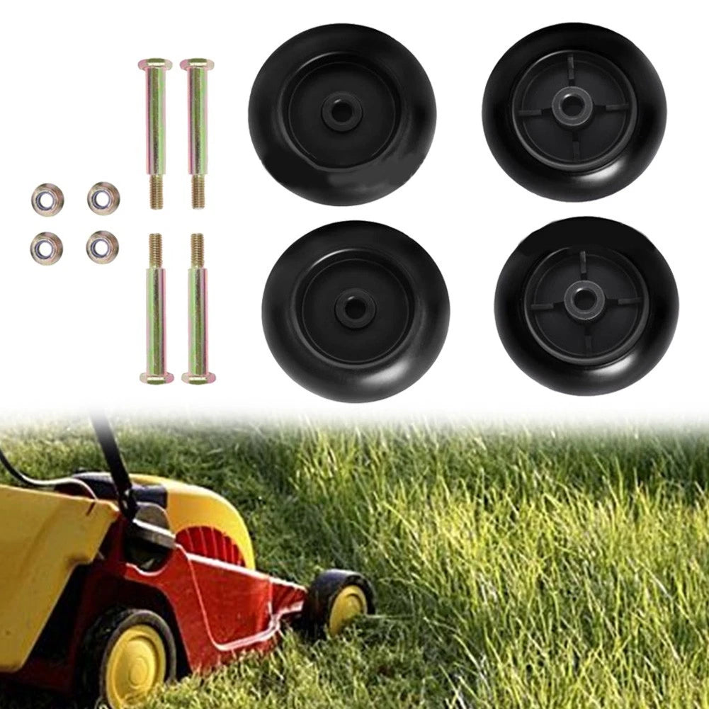 4 Pack Lawn Mower Wheels Kit for
