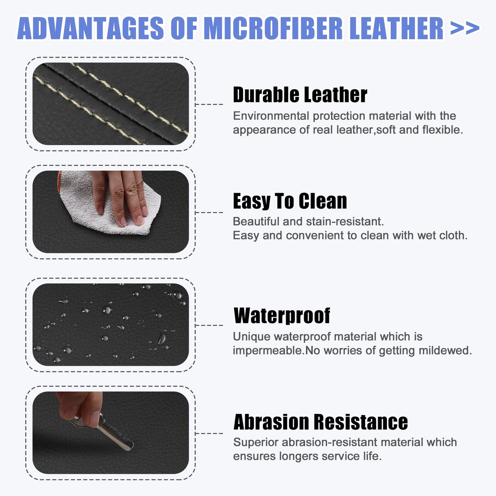 Console Armrest Cover Pad Replacement for Volkswagen Tiguan MK2 (2016–2019)