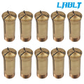 10PCS Brass Collet 1/16'' for Lathe Milling Holder (Precision)