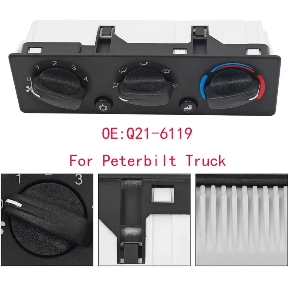 A/C Climate Control Module Panel for Peterbilt Truck (Q21-6119)