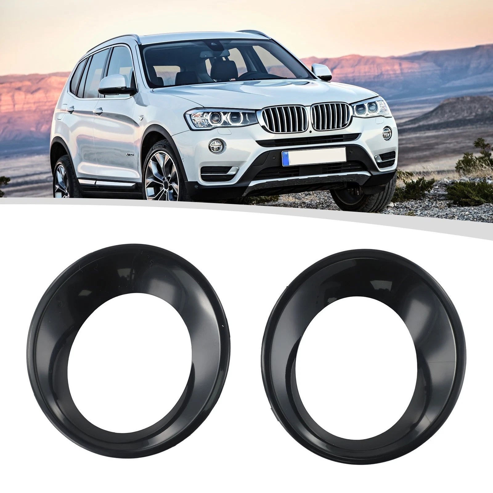 Fog Light Cover for - 1 Pair, Primed