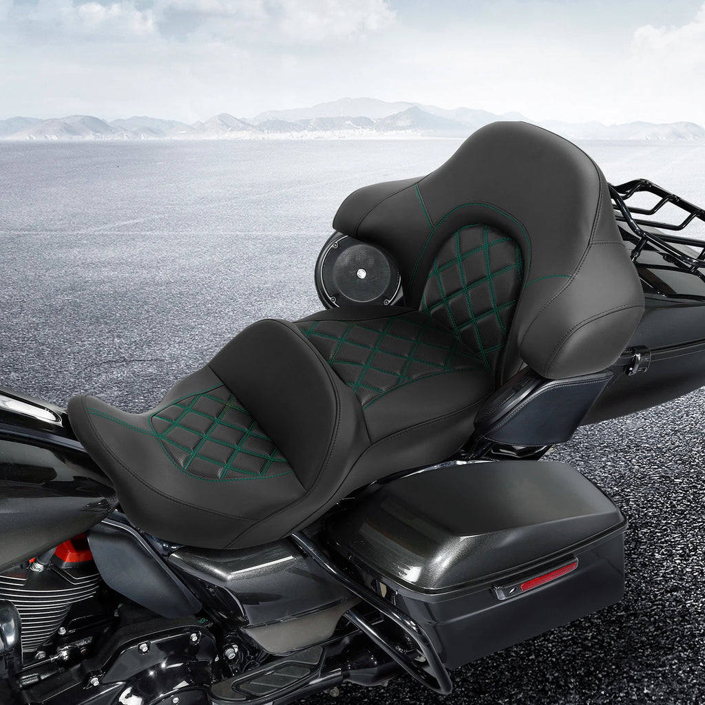 Two-Up Driver Passenger Seat Backrest for Harley Touring (2014–2023)