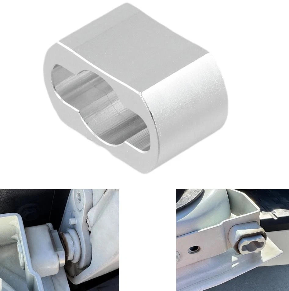Hinge Replacement Parts Aluminum Bushing DIY Installation Crafted From Aluminum