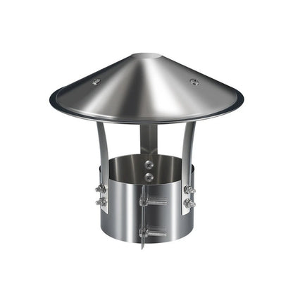 Chimney Rain Cap for Outdoor Use - Stainless Steel Weatherproof