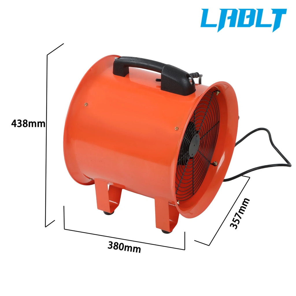 Extractor Fan Blower for Portable Use with 32.8FT Duct Hose