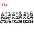 Set of 3 Carburetor Gasket Kits for B&S 495606 494624 80200 81200 82200