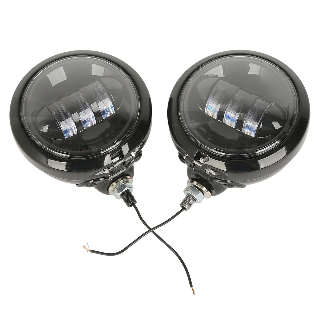 Pair LED Fog Lights for Harley