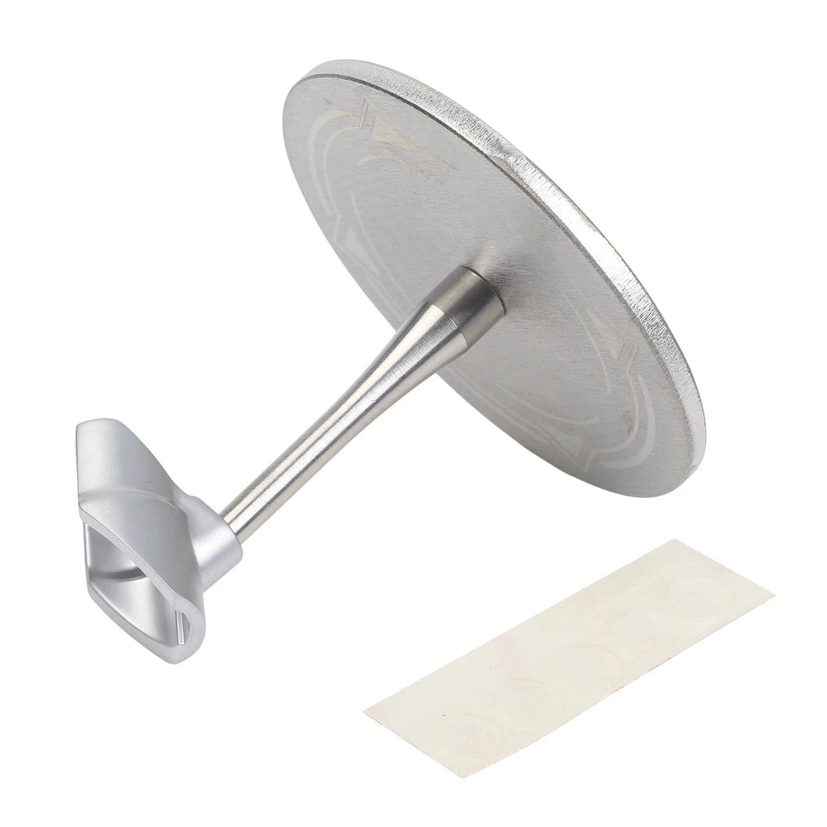 Compact Stainless Steel Soldering Iron Stand with Non-Slip Rubber Pads
