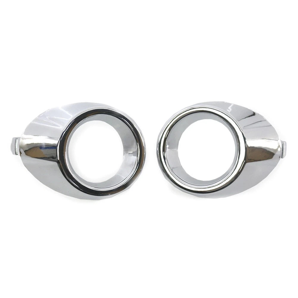 Chrome Fog Light Lamp Frame Surround Cover Trim for Ford Fiesta (2008–2012)