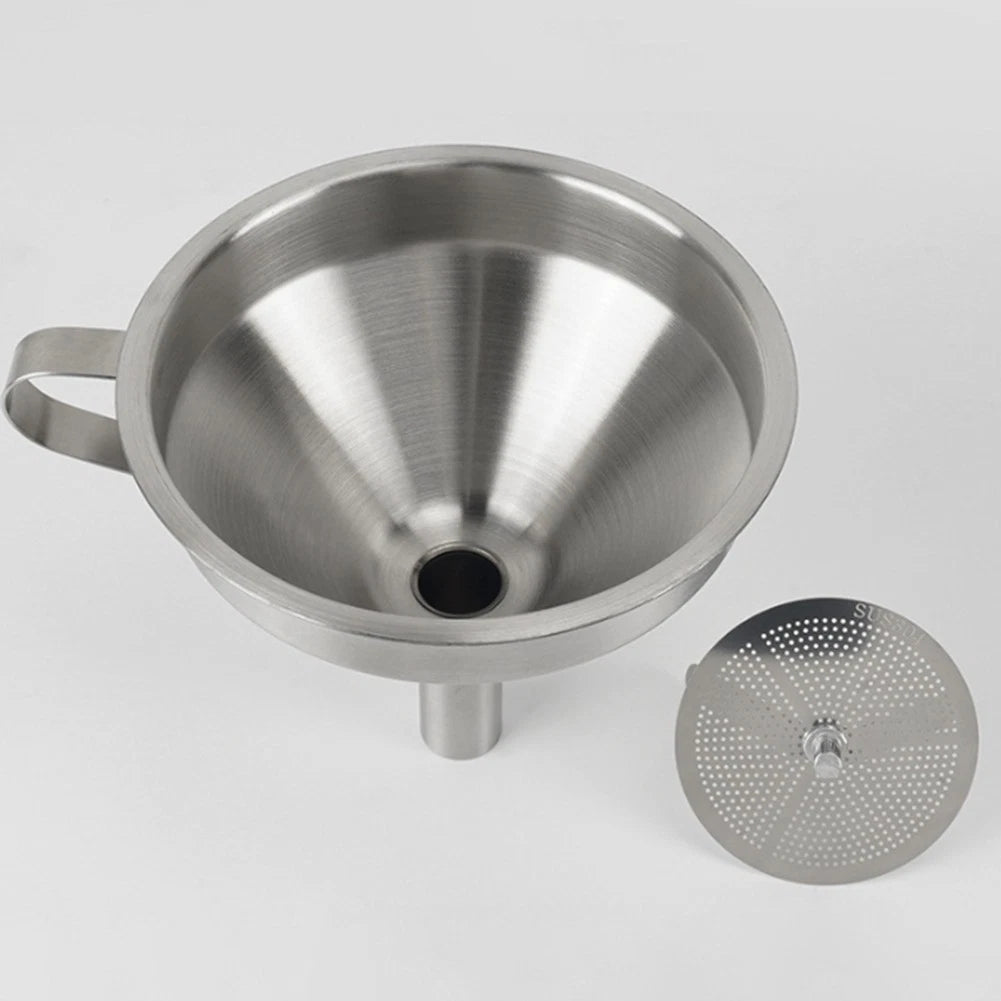 Stainless Steel Filter Funnel with 100 Mesh Screen for 3D Printing