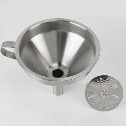 Stainless Steel Filter Funnel with 100 Mesh Screen for 3D Printing