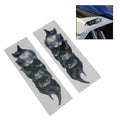 2X Front Fork Skull Decals for Motorcycle Touring T9