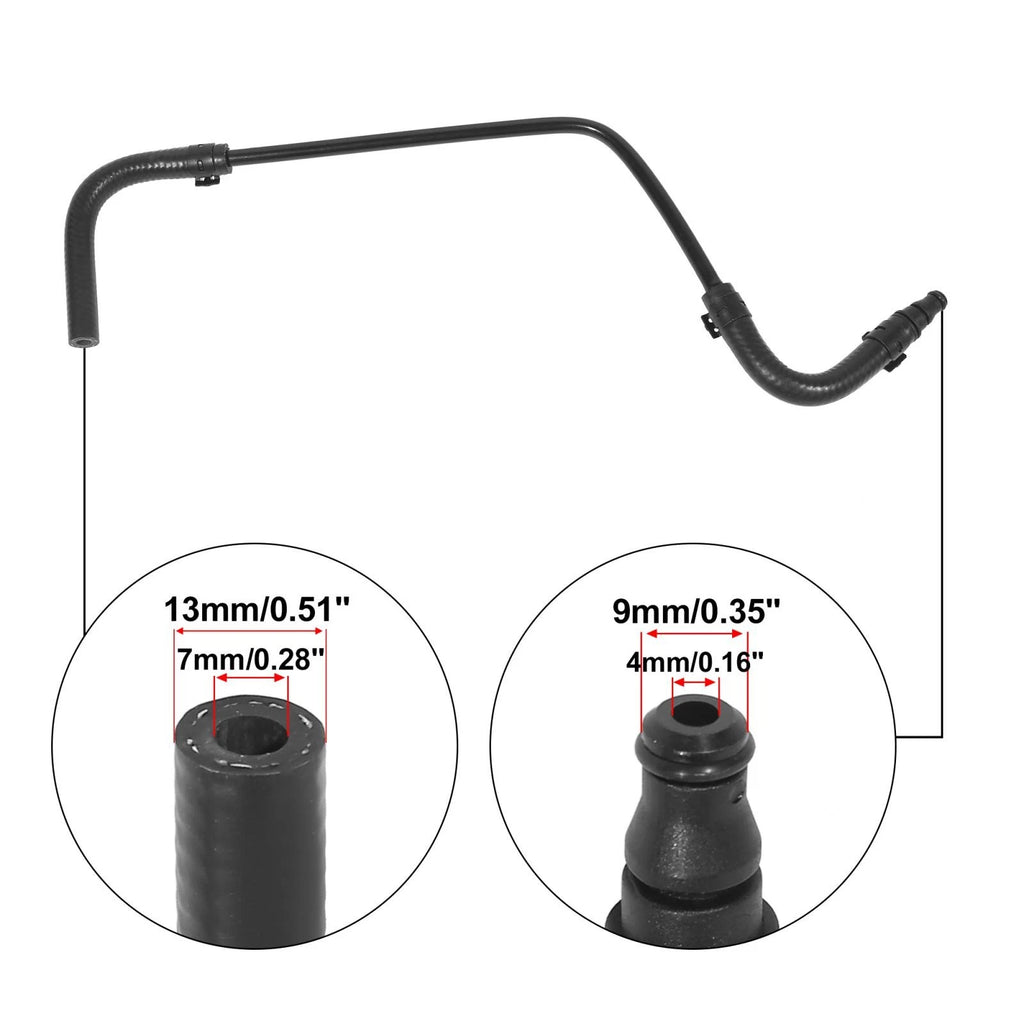 Engine Coolant Expansion Tank Breather Pipe Replacement for Mercedes-Benz C230 (2005–2006)