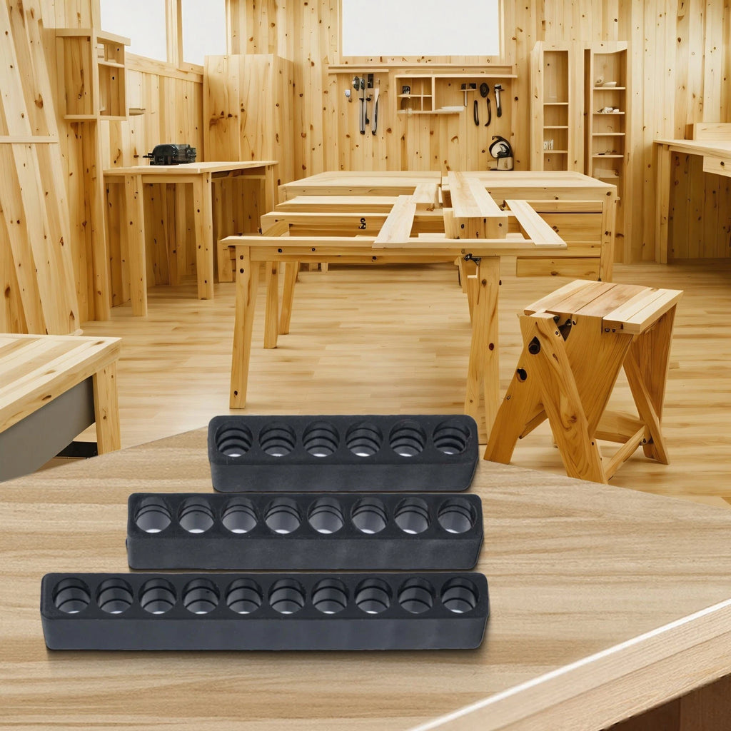 Hex Shank Bit Holder for Organizing 6810 Hole Screwdriver Bits