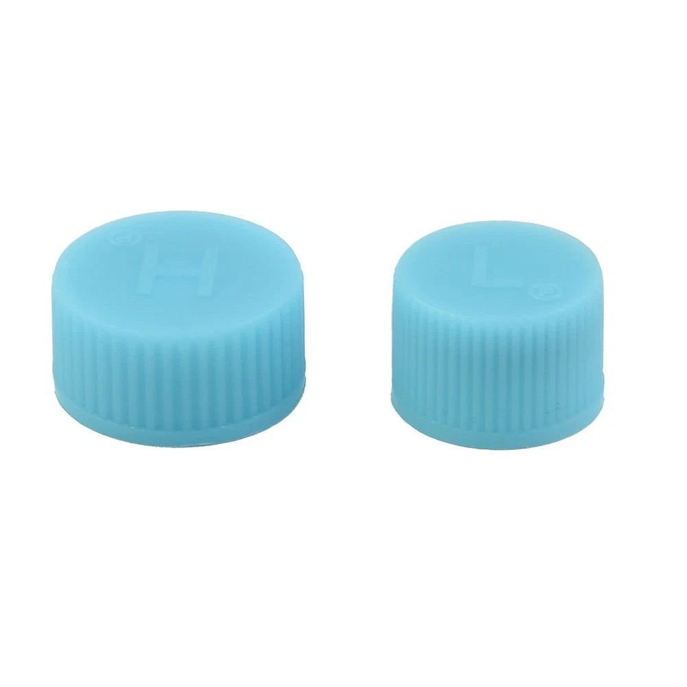 2X AC A/C System Valve Cap for