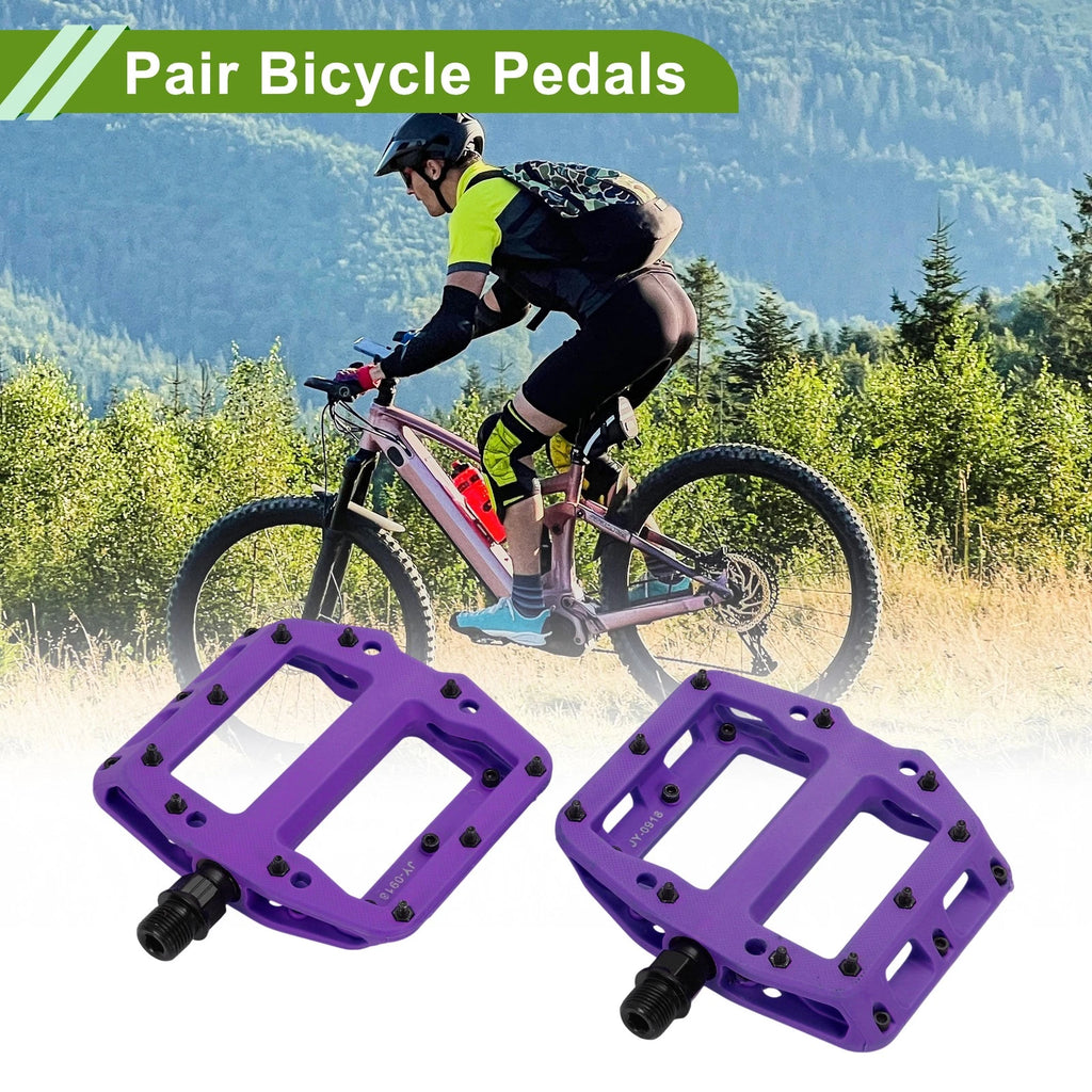 Bicycle Pedals Nylon Universal Replacement for 14mm Cranks 1 Pair