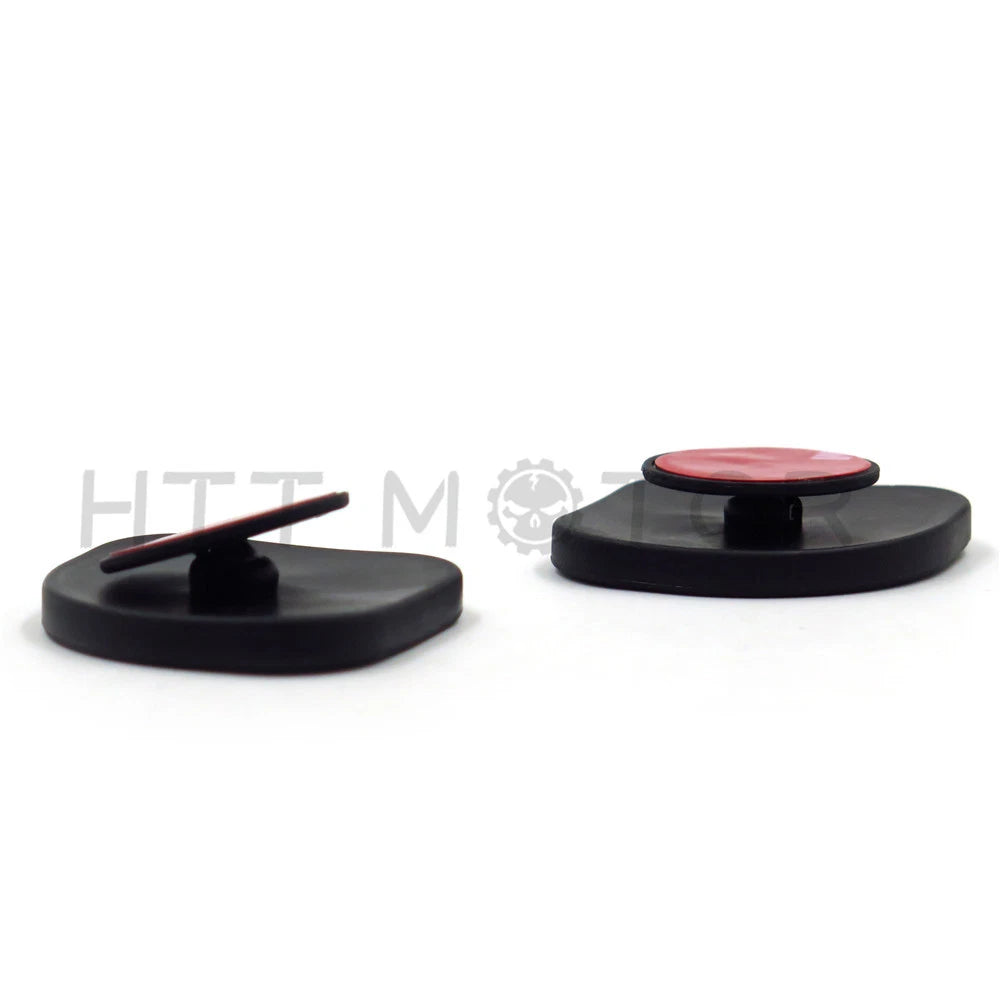 2X 360° Fan Shaped Blind Spot Round Stick-On Side View Mirror for Auto